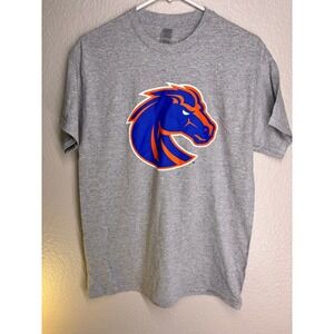 Boise State Broncos Gray Primary Logo T-Shirt Men's‎ M NWOT